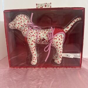 Victoria' Secret PINK X Frankies Bikinis Plush Large Dog Cherries 2026 NWT NIB